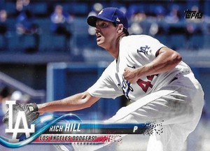 2018 Topps #121 Rich Hill Dodgers