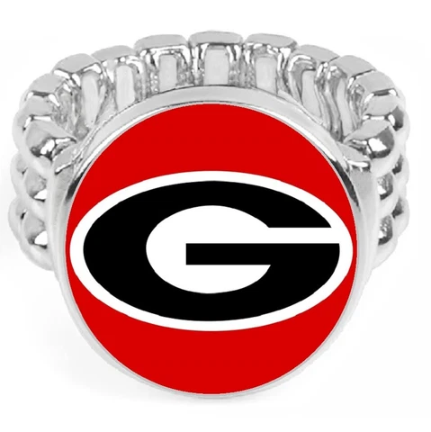 Special University Of Georgia Bulldogs Jewelry Gift Mens Womens Ring Fits All D2 Cover
