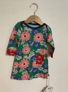 Nuevo con etiquetas Vestido Little Shrimp Beth 100% Algodón Niñas Floral Colorido Británico 12-18M - Imagen 1 de 11