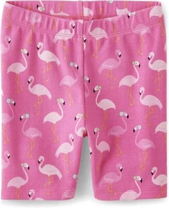 NWT Gymboree Flamingo Bike Shorts Girl's Size 7 - Picture 1 of 1
