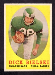 1958 TOPPS DICK BIELSKI CARD NO:111 NEAR MINT CONDITION