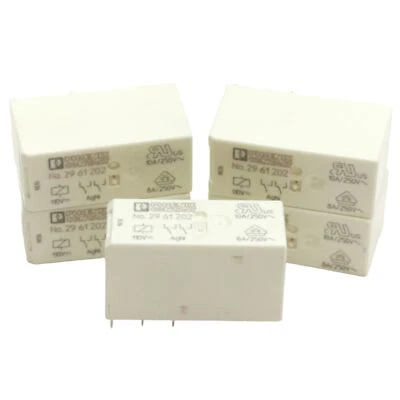 Lot of 5 Phoenix Contact 2961202 Relay, 2 C.O. 250VAC/DC 8A Contact 110VDC Coil  - Image 1 of 4
