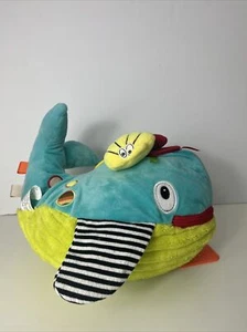 Dolce Play & Learn Whale Plush Interactive Baby Toy Textured Zipper Motor Skills - Picture 1 of 11