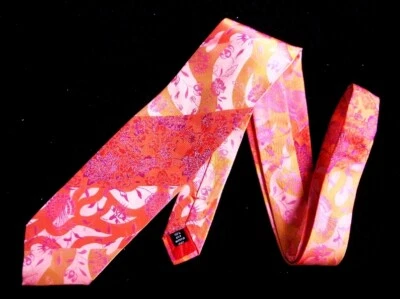 Christian Lacroix Silk Mens Ties Tie Necktie Classic Dress Luxury Multicolor #58 - Image 1 of 3