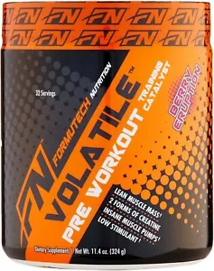 Formutech Nutrition Polvere Preallenamento Volatile Bassa Caffeina 30 Porzioni 3 SAPORI - Foto 1 di 9