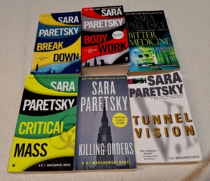 Lot of 6 crime suspense books SARA PARETSKY SERIES: V. I. WARSHAWSKI - Picture 1 of 8