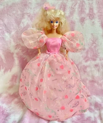 Muñeca Barbie Feliz Cumpleaños 1990 Vintage Mattel #7913 Foto 1 de 4