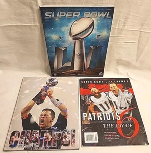 Sport illustrated Patriots Tom Brady &Julian Edelman Super Bowl LI Program - Picture 1 of 18