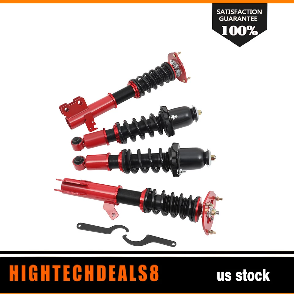 Coilovers For Toyota Matrix E130 2003-08 Shock Suspension Spring Kits Adj Height - Image 1 of 4
