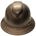 Hydro Dipped Hard Hat Ridgeline Full Brim Copper Metalic True Weave Carbon Fiber