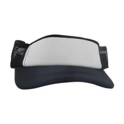 Sublimation Blank Visor Cap Sun Protection Sports Empty Top Summer Adjustable  - Image 1 of 4
