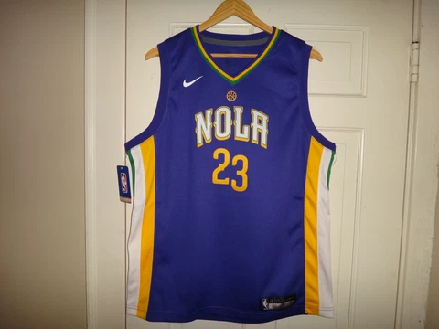 Youth XL(18/20) Nike Anthony Davis New Orleans Pelicans City Ed. Swingman Jersey Cover