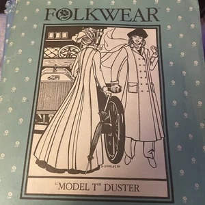 3 FolkWear Patterns Big Sky Skirt & Wall Street Blouse & Skirt Uncut, Duster-Cut - Picture 1 of 9