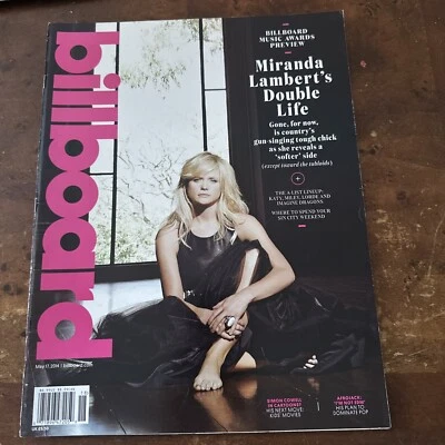 Billboard Magazine May 17, 2014 - Miranda Lambert's Double Life Brand New - Image 1 of 2