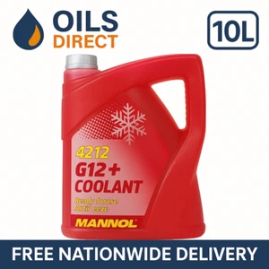 MANNOL G12 + (4212) COOLANT/ANTIFREEZE ** 5L **READY MIXED** - Picture 1 of 5