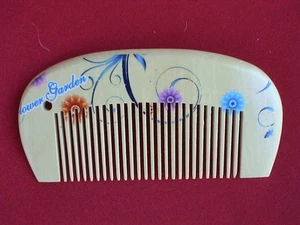 3.8" TRAVEL SIZED NATURAL WOOD COMB W/O HANDLE - CUTE! UNIQUE! - Picture 1 of 1