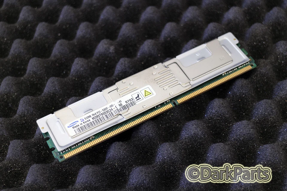 Samsung M395T6553CZ4-CE60 PC2-5300F-555-11-A0 512MB Server Memory RAM - Image 1 of 1