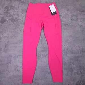 NIKE Universa High Waist 7/8 Leggings w/ Pockets Womens Medium Pink Yoga Gym - Picture 1 of 8