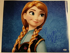 KRISTEN BELL Signed 16x20 Photo Disney's FROZEN Voice of Anna Beckett BAS COA - Picture 1 of 2