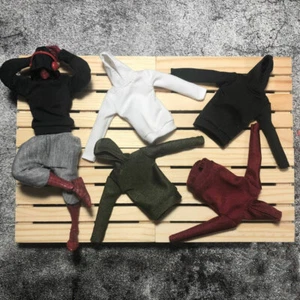 Q5-7 1/12 Scale Figure Clothes T-shirt Model for 6" female&male Doll Toys - Picture 1 of 9