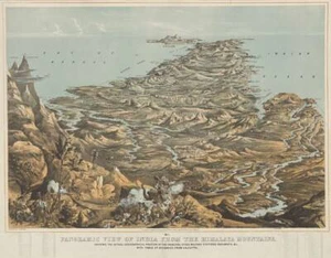 Poster - Indien aus dem Himalaya Vintage Bildkarte (185 - Bild 1 von 21