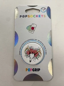 PopGrip: Phone Grip and Phone Stand, Collapsible, Swappable Top, Boho Bouquet - Photo 1 sur 3