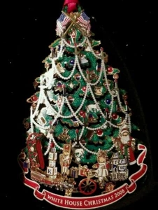 The 2008 White House Historical Association Christmas Ornament Harrison Tree NIB - Picture 1 of 7
