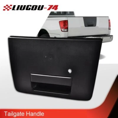 906067S200 Tailgate Rear Gate Door Handle Fit For Nissan Titan 2004-12 Black New - Image 1 of 4
