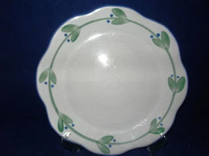 Dansk Dan100 Scalloped Rim Large Dinner Plate/s chip - Picture 1 of 1