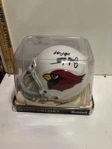 NFL ST. LOUIS CARDINALS JACKIE SMITH SIGNED MINI HELMET - Picture 1 of 2
