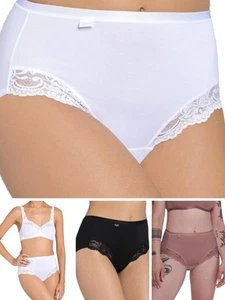 Sloggi Maxi Calzoncillos Romance Ligeros Cintura Alta Elastizados Bragas Lencería - Imagen 1 de 15