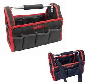 Heavy Duty Tool Caddy Bag 13" Holdall Case 19 Pockets 300mm Carry Handle - Picture 1 of 3
