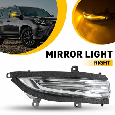 Fits Lexus LX570 GX460 2010-22 2023 Clear Lens Mirror Turn Signal Lamp Light 1PC - Image 1 of 4