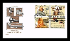DR JIM STAMPS US COVER NATIONAL POSTAL MUSEUM FDC SETENANT ARTMASTER - Picture 1 of 2