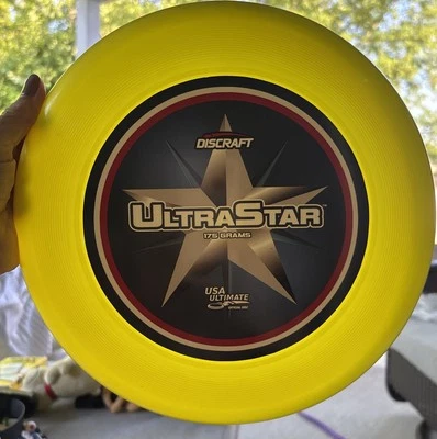 DISCRAFT ULTRASTAR 175 GRAMOS EE. UU. ULTIMATE DISCO OFICIAL Amarillo Neón Brillante Foto 1 de 2