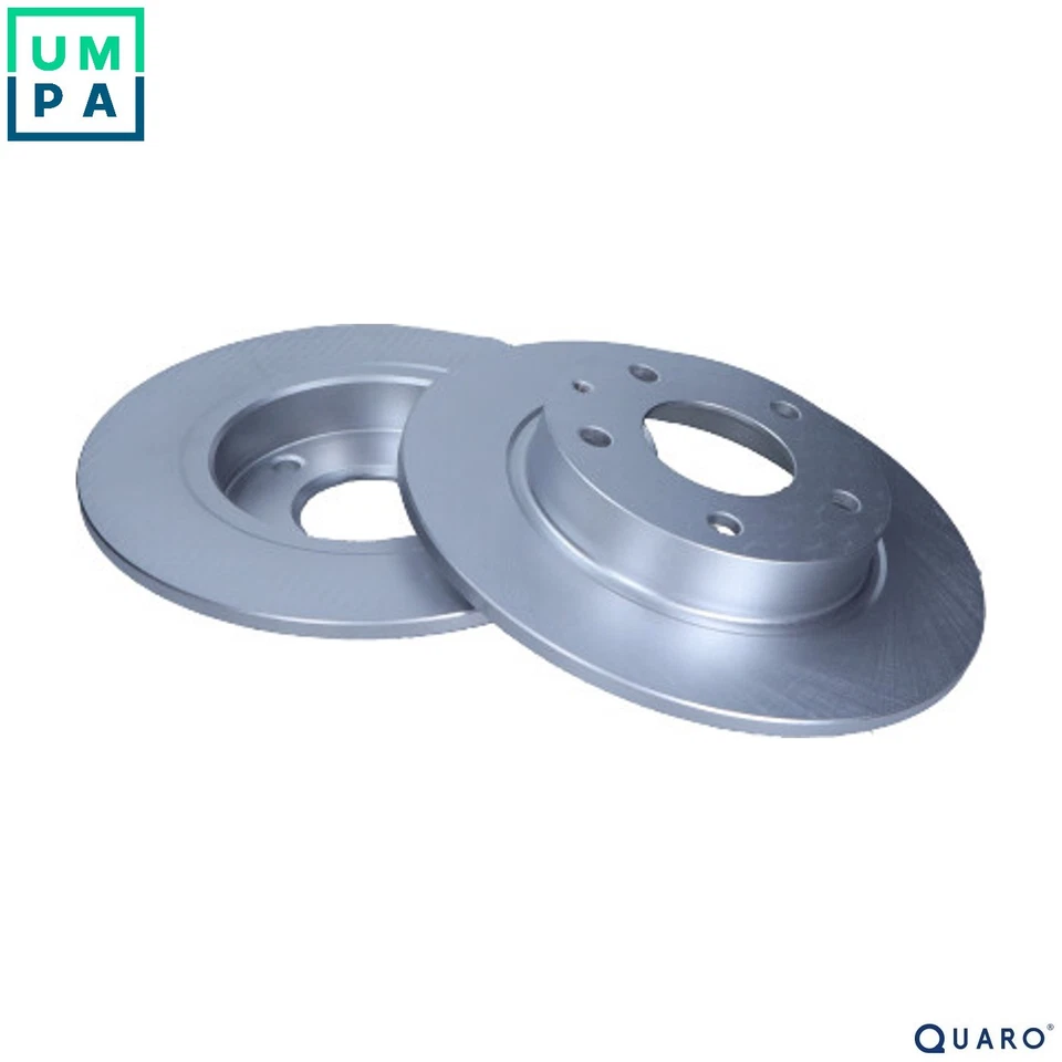 2x BRAKE DISC QD8641 FOR MAZDA 3/Hatchback/Van AXELA P5Y1/P5Y5/P5Y4/P5Z3 1.5L 3 - Image 1 of 4