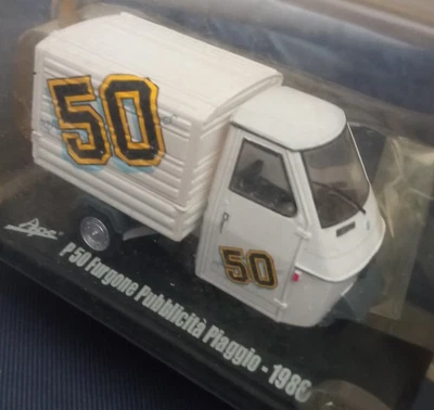 Ape P50 Furgone Pubblicità Piaggio 1986 manca copertura imballo posteriore - Immagine 1 di 4