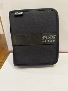 Planificador Mead Five Star First Gear Fat Little Zipper - Negro - Imagen 1 de 6