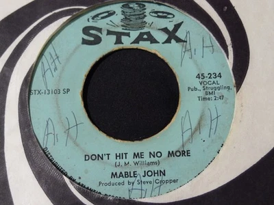 MABLE JOHN-DON'T HIT ME NO MORE-STAX - Image 1 of 2