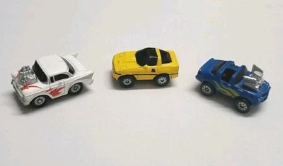 Vintage Micro Machines Lot of 3 Hot Rods Muscle Cars Racers Galoob Vehicle Toys - Image 1 of 4