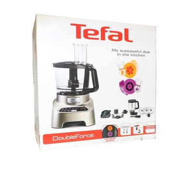 Tefal Double Force Pro Macchina Da Cucina Digitale, 1000W 3L/2L, Argento/Cromo - Immagine 1 di 2