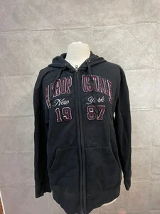 Aeropostale Damen Hoodie schwarz Full Zip Größe L - Bild 1 von 6