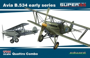 EDUARD 4451 MAQUETTE AVION Avia B.534 early series QUATTRO COMBO 1/144 - Imagen 1 de 2