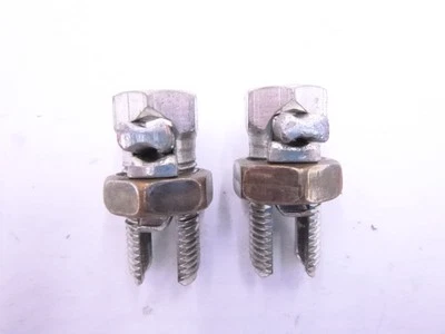 2 Pack Blackburn 2HPS #2 Aluminum Copper Split Bolts - Image 1 of 3