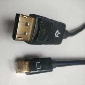 Mini DisplayPort Male to DisplayPort Male Cable 1.8m - Picture 1 of 2