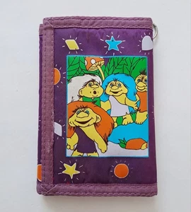 Cartera monedero triple vintage Treasure Trolls 1992 Ace Novelty Co. - Imagen 1 de 5