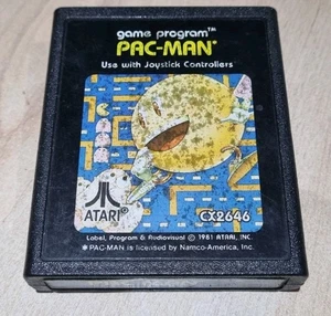 Cartucho Pac-Man Atari 2600/7800 solo CX 2646 1981 etiqueta Pal - Imagen 1 de 1