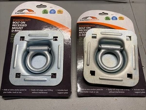 Lot Of 4 Recessed D Ring 3/8" Enclosed Trailer Flatbed Truck Cargo Smart 5000LBS - Picture 1 of 7