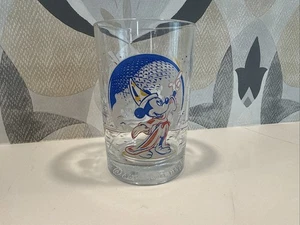 McDonalds Walt Disney World 25th Anniversary Glass Cup Mickey Mouse 1996 Vintage - Picture 1 of 9