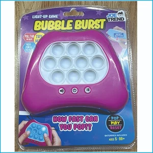 Joe Trend Bubble Burst Light-Up Pop It Game – Electronic Fidget Toy, Pink, Stres - Picture 1 of 13